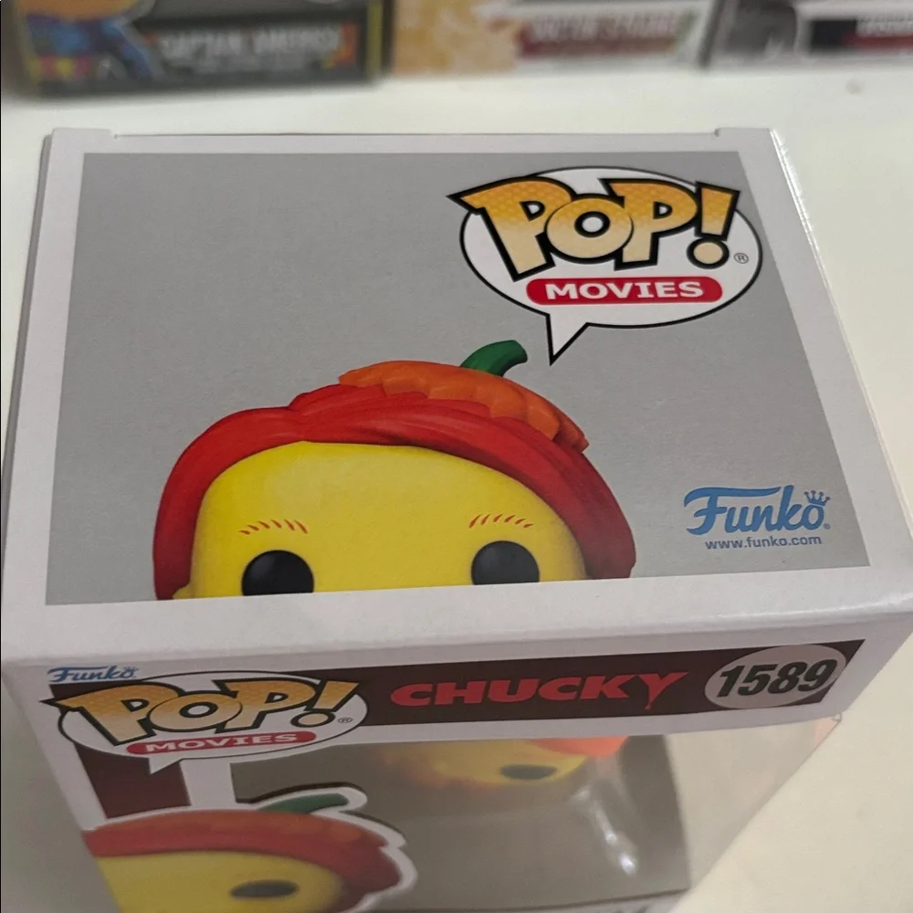 Funko Good Guy Chucky Pumpkin #1589 - Picture 2 of 9
